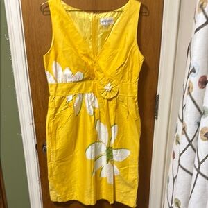 Studio I Vibrant Yellow Flower Dress